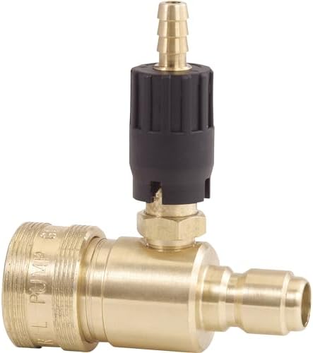 Miniatura 2 de General Pump Inyector de detergente para lavadora a presión de conexión rápida - orificio de 0.091 in, 3500 PSI, número de modelo ND10096P