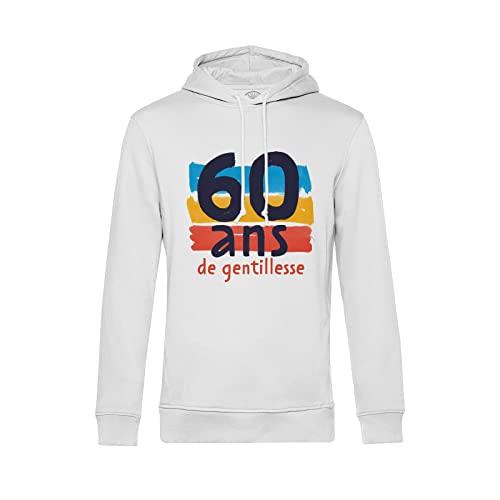 Cadeau anniversaire personnalisé sweat à capuche âge et texte