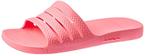Chinelo Slide Stradi, Havaianas, Unissex, Rosa Porcelana, 39