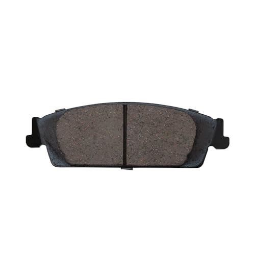 Image of Detroit Axle - Rear Ceramic Brake Pads for 2014-2018 Chevy Silverado 1500 | GMC Sierra 1500, 15-20 Tahoe Yukon Suburban Cadillac Escalade ESV, 2019 Silverado 1500 LD Sierra 1500 Limited Brake Pads