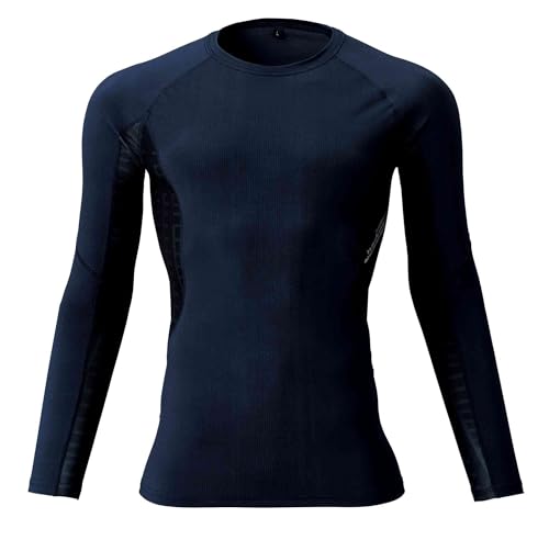 アタックベース(Atackbase) 長袖コンプレッション 春夏用 ネイビー 79115 02 M