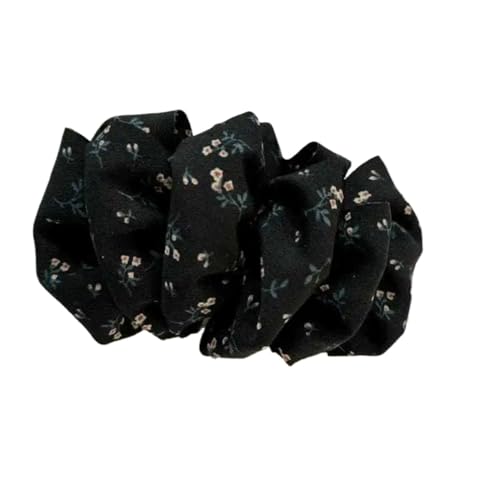 Pinzas de plátano para peinados de oficina y diario, tocados florales con lunares elegantes