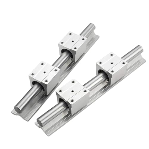 Rail de guidage linéaire SBR16 cylindrique 650 mm avec bloc roulement palier SBR16UU CNC