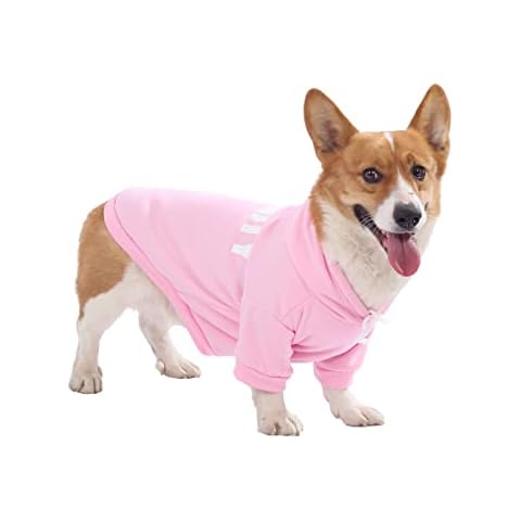 Dog Hoodie,Fashion Soft Cotton Pet Hoodie Hooded Clothes Warm Autumn Winter Coat T-Shirt Costume Apparel Cover