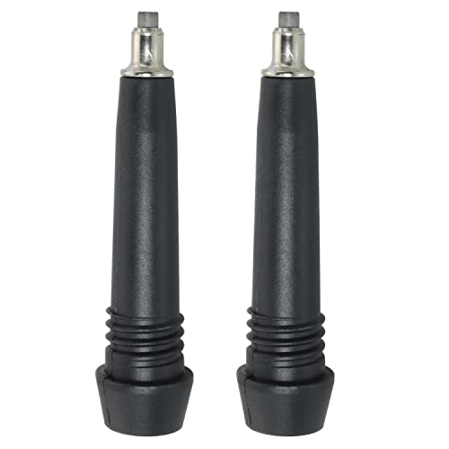 Tungsten Carbide Flextip Meetoot 1Pair Black Trekking Pole Tungsten Carbide Tips Hiking Walking Stick Cane Replacement End Tips Trekking Rod Tip #TOP7