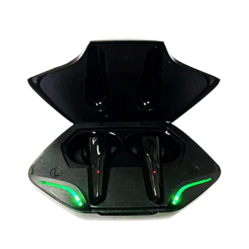 vincente Auriculares Blue-Tooth 5.0 - Auriculares para Juegos con Baja latencia - Auriculares Deportivos inalámbricos Impermeables, Auriculares de Alta fidelidad con cancelación de Ruido