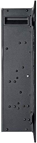 3GPlus 60 Inches Electric Fireplace Wall Recessed Heater Crystal Stone Flame Effect 3 Changeable Color, 2 Remotes, 1500W - Black
