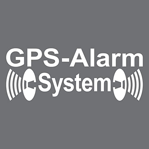 Sticker Tattoo GPS Alarm System White for Exterior of Glass Panel Body Window Film
