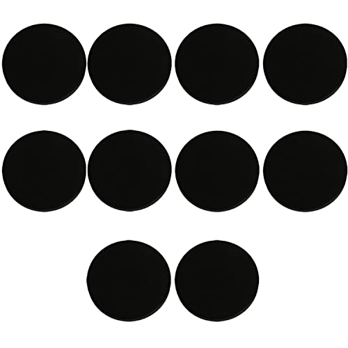 Flat Buttons Xgng 10Pcs Resin Shank Buttons Black 25Mm Suit Buttons High-Foot Spray Paint Buttons Round Shaped Sewing Button #TOP2