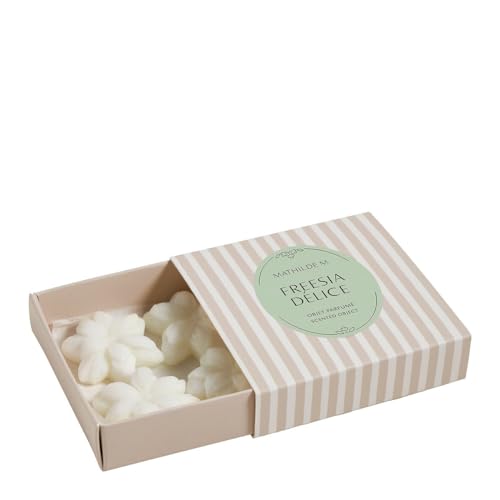 Mathilde M. Caja de 4 Decoraciones fondants en Cera perfumada Golondelle - Freesia Délice