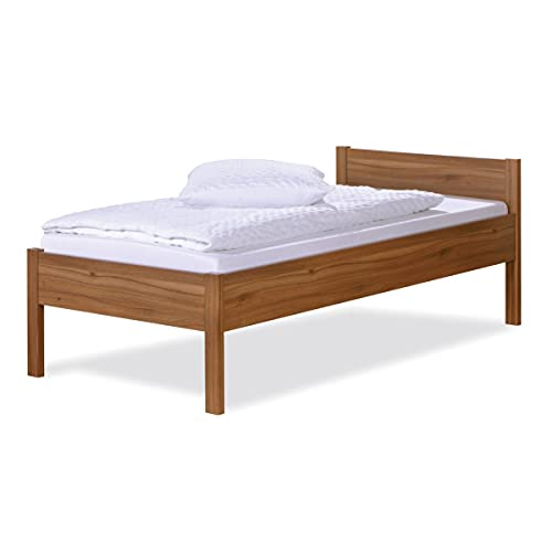 Hasena Komfortbett Seniorenbett LYS Walnuss Nachbildung 90x190