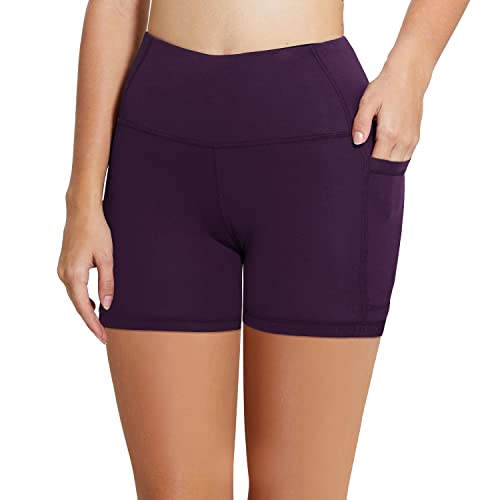Image of baleaf Women's 8 inch / 5 inch / 3 inch Biker Shorts High Waist Yoga Workout Gym Running Volleyball Spandex Shorts with Pockets