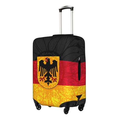 Travel Luggage Cover Vintage Sunflower Germany German Flag Fashion Washable Baggage Suitcase Protector Fit For Luggage Large2