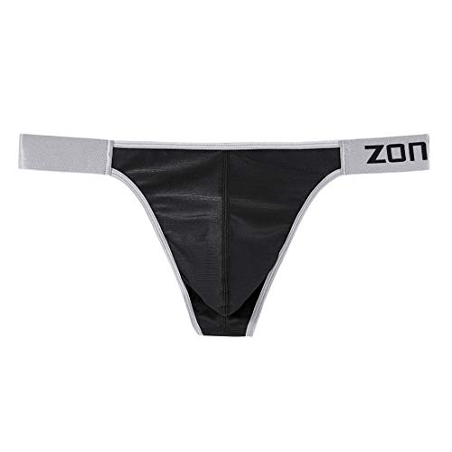 Sumaba Men's G-String Underwear Sexy Low Rise Soft Comfortable Thong T-Back #TOP4