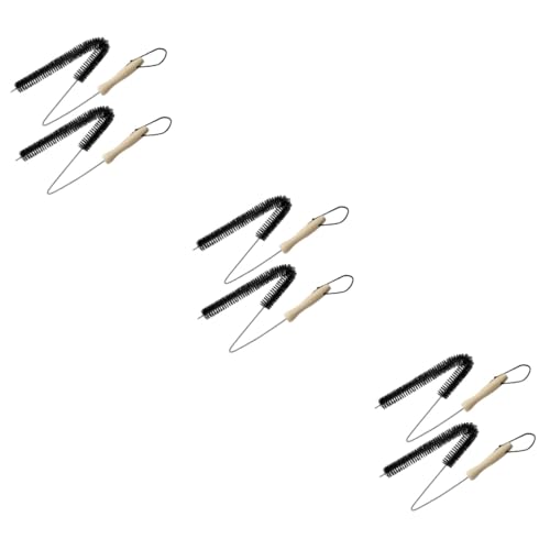 Mobestech 3 Juegos Cepillo De Limpieza De Lavadora Agua Drenar Cepillo Limpiador De Trampas De Ventilación Depuración Aire Extensible Vacío Polvo Balde Mop Burbuja Web Madera 2 Piezas * 3