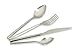 Villa D‘Este Home Tivoli 2197798 Times Besteck-Set, 24-teilig, Silber matt