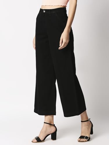 Image of HIGH Star Women Black Relaxed Fit Jeans