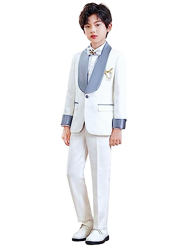 Costume smoking garçon un bouton idéal pour cortège de mariage et baptême