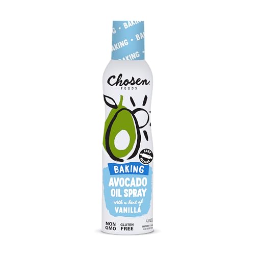 Chosen Foods Avocado Oil Baking Spray 4.7 oz with Recipe