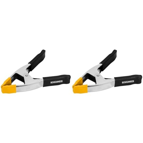 Roughneck ROU38353 Heavy Duty Metal Spring Clamp 75mm/3" (Pack of 2)