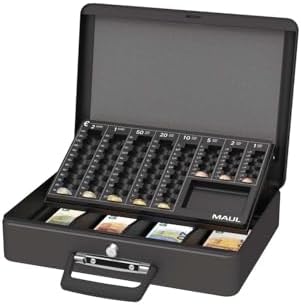 MAUL Geldkcassette with inserts, black