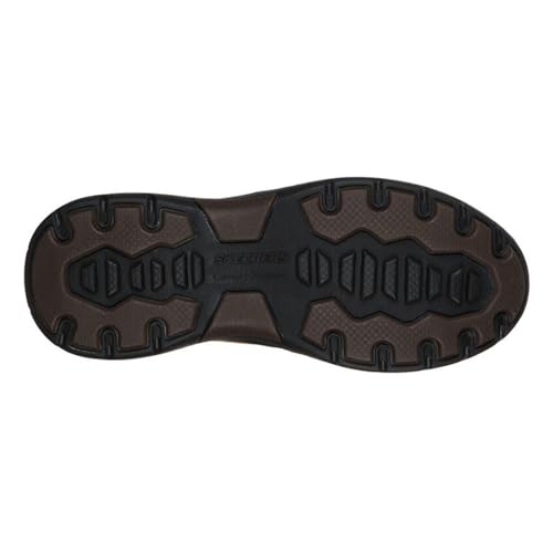 Skechers Skechers Men's Expended -Sevenoleather Slip on Leather Slip on, Cdb, 10.5 X-Wide