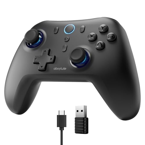 C6 Wireless PC Controller, Bluetooth Game Controller- 1000Hz Polling Rate- Hall Effect Joystick for Windows PC, Nintendo Switch, Switch 2, Steam Deck, Android TV/Mobile, iOS, MAC &Tesla Vibration Turbo