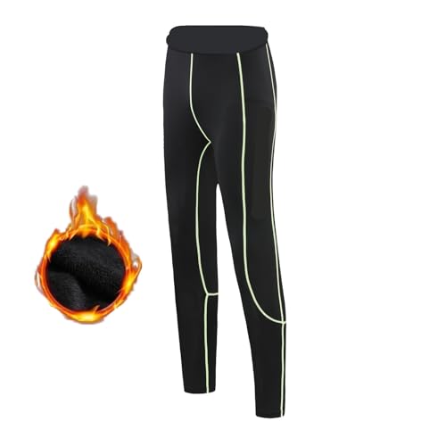 leggings de baloncesto Pantalones de terciopelo for niños jóvenes que mantienen el calor, mallas largas for correr, entrenamiento de invierno, deportes, Fitness, baloncesto, ciclismo, fútbol(YX228 gre
