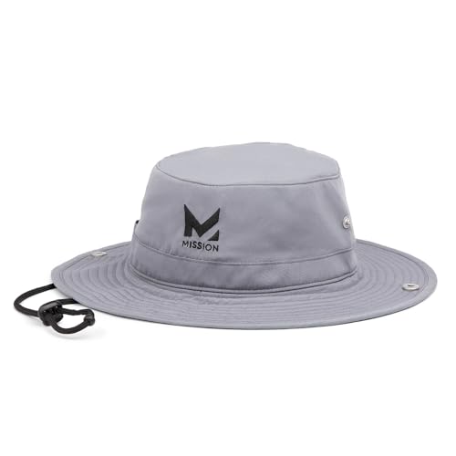 Image of MISSION Cooling Bucket Hat - Unisex Wide-Brim Hat for Men & Women - Lightweight, Foldable & Durable - Cools Up to 2 Hours