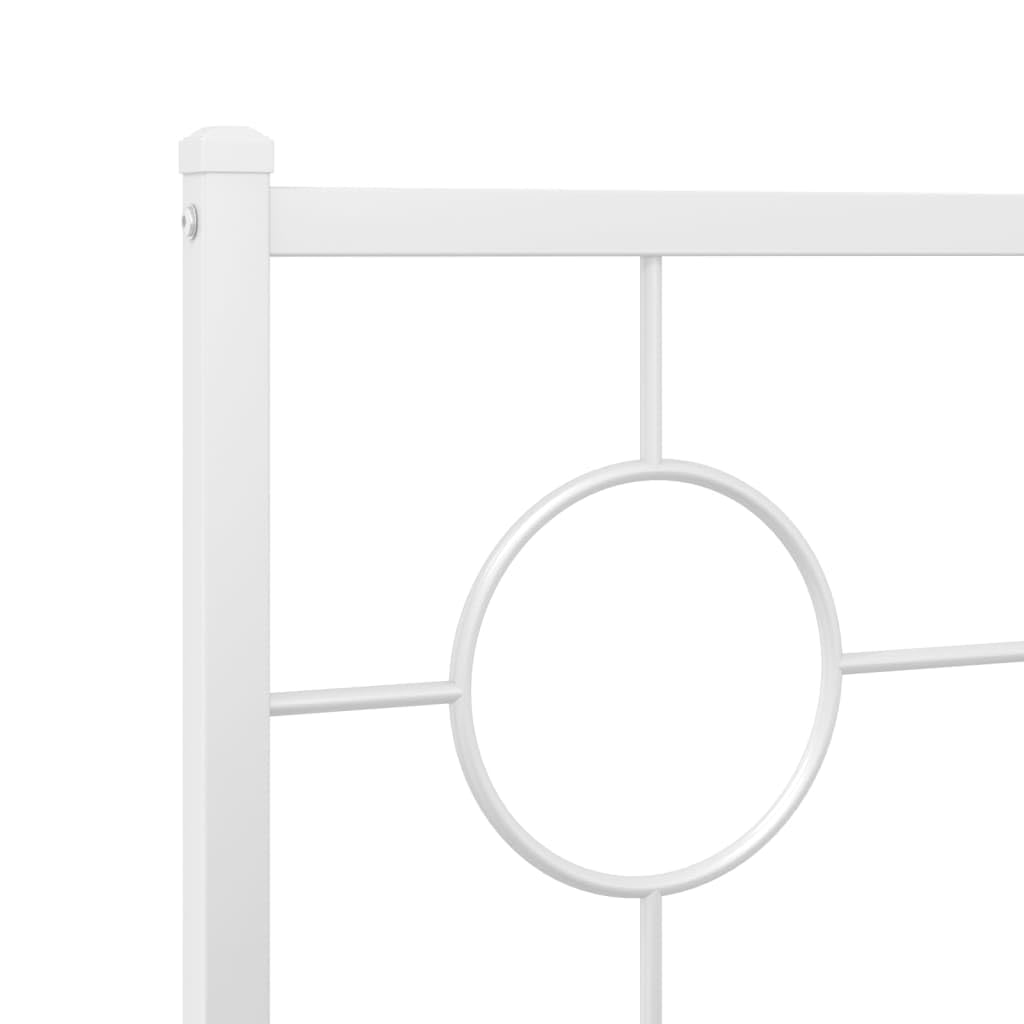 SYDE Cabecero de Repuesto de Acero Blanco 75 cm
