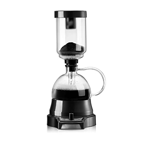 LXX Siphon-Vakuum-Kaffeemaschine Glas Elektrischer Siphon-Knopf-Bedienung 360 ° -Basis Warmhalten 500 W 400 ml Manueller…