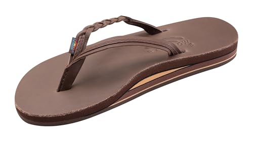 Image of Rainbow Sandals Women's Double Layer Flirty Braidy Premier Leather w /Single Braided Strap