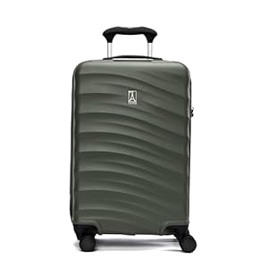 Travelpro Maxlite Air V2 Hardside Expandable Carry on Luggage, 8 Spinner Wheels, Lightweight Hard Shell Suitcase, TSA lock, Slate Green, Carry On 21-Inch