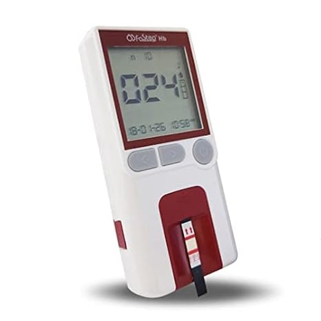1pc Healthcaretuye Hemoglobin Meter Hemoglobin Test Meter Kit Hemoglobin Analyzer Anemia Monitor + 125xStrips + 125xLancets