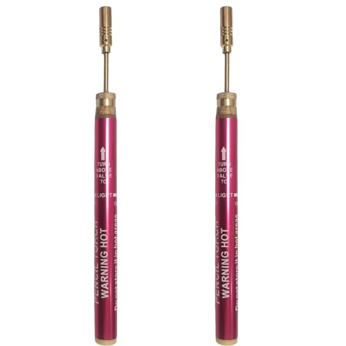 piezas de soldador inalámbrico portátil de aleación de aluminio resistente, kit de soldador de butano para cocina, camping al aire libre, de butano, de
