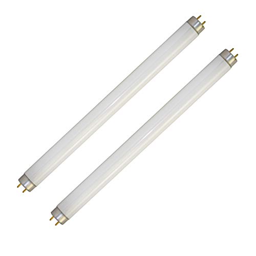 15 Watts F15T8 Blacklight Bulb Replacement UV Bulb for Bug Zapper by Lumenivo - 18 Inch Black Light Bulb - T8 Bulb with G13 Medium 2 Pin 13mm Center-to-Center Base - 7500 Hours - 2 Pack