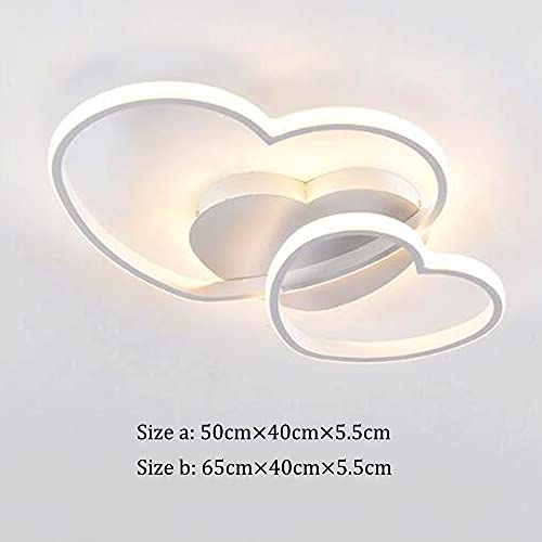 Lustre moderne en métal blanc de 65cm au design épuré pour un salon contemporain - 7