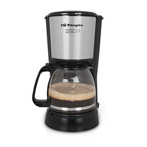 Orbegozo CG 4032 - Cafetera goteo, capacidad para 15 tazas, jarra de cristal, protección antigoteo, 800 W de potencia, Color Negro - Imagen 3