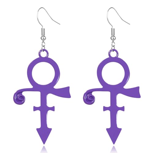 Stylish Personalized Cartoon Earrings - Note Symbols Rock Band Music Lovers Unique Gothic Fashion - Main Image