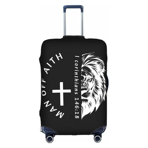 Travel Luggage Cover Jesus Faith Cross Fashion Washable Baggage Suitcase Protector Fit For Luggage Large