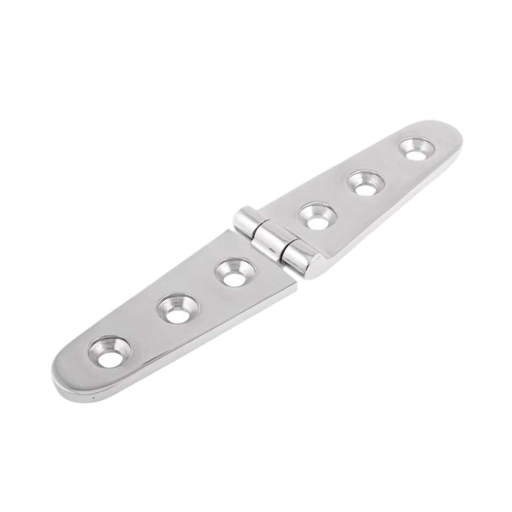 Fwzoogpda Onecolor Marine Boat Cast Strap Hinge 316 Stainless Steel 150Mm 6 Compatible With Cabin Hardware