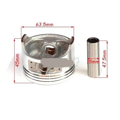 Kit de pistón y cilindro de 63,5 mm para reparar motor 2