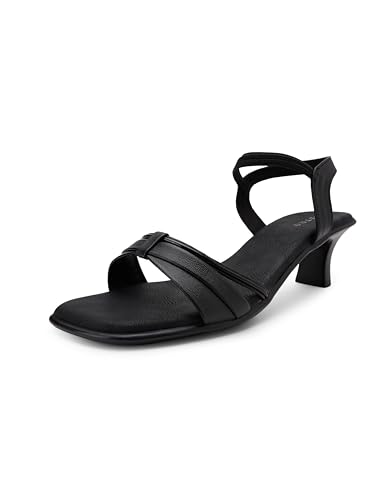 Image of Metro Women's Stylish Back Strappy Design with Kitten Heel