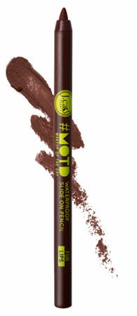 2 Pack J. Cat #MOTD Waterproof Slide On Lip Liner 106 Warm Brown by Jcat Beauty