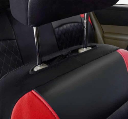 Housse de siège auto universelle MBZ Classe E200 E300 E350 E500 rouge et noir