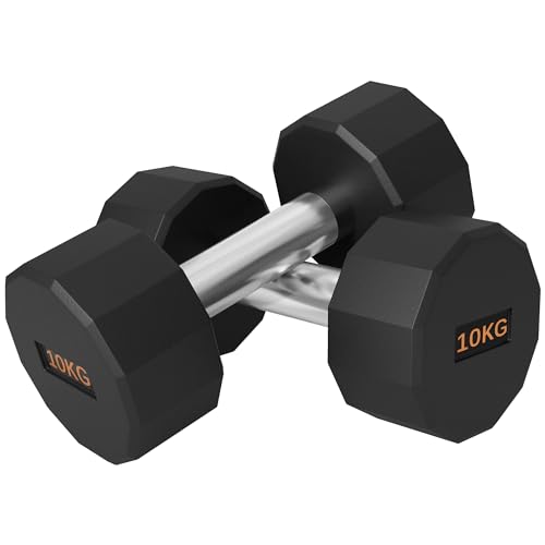 SPORTNOW 10kg Dumbbells Set