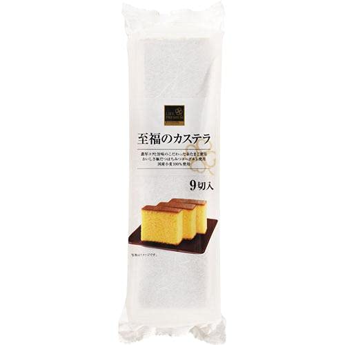 Amazon.co.jp: ライフプレミアム 至福のカステラ 9切入 : 食品・飲料・お酒