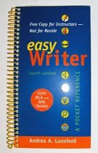Easywriter 4e with 2009 MLA and 2010 APA Update... 031267077X Book Cover