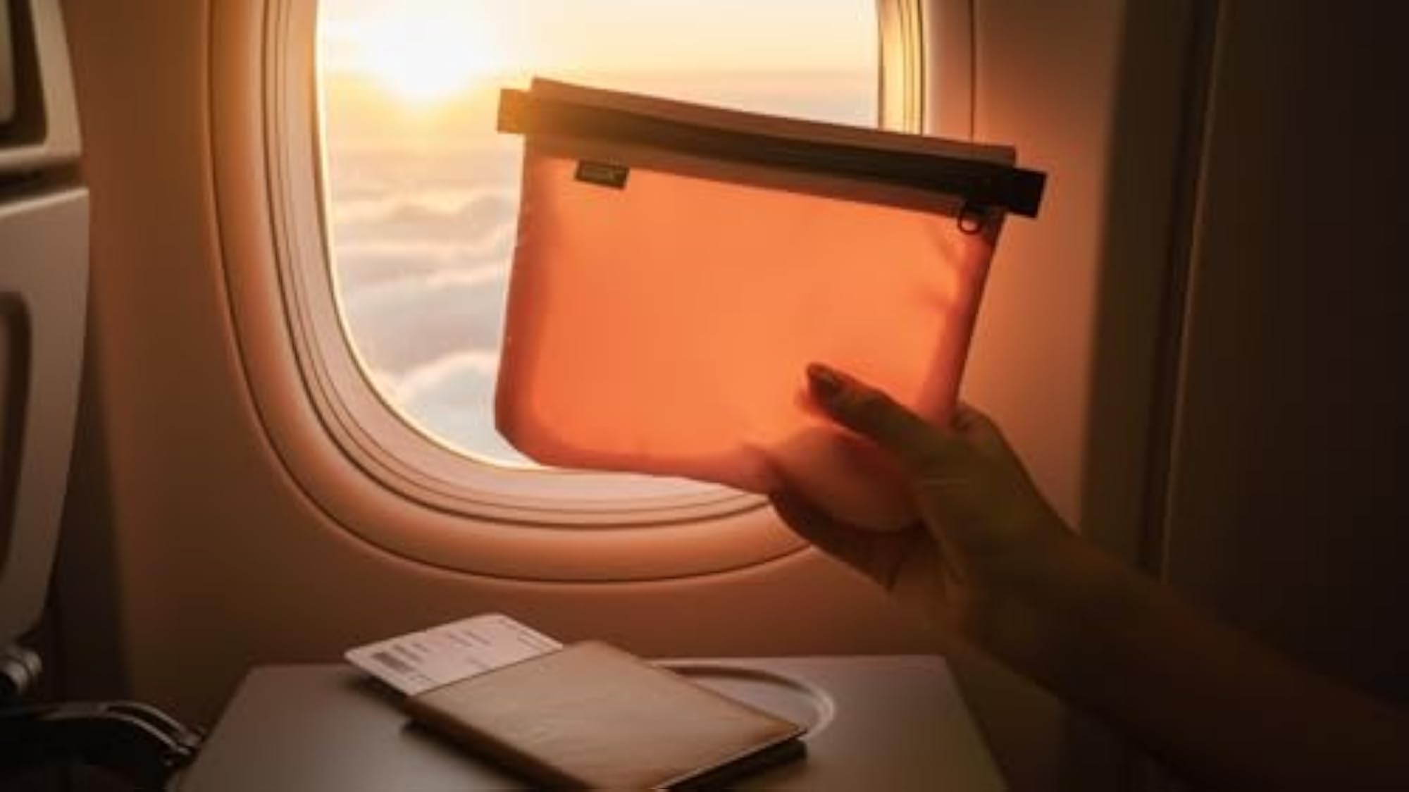 Ultra Light Carry On Zipper Pouch Toiletry Bag