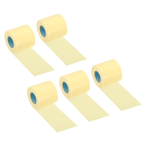 Image of PATIKIL 2.4 inch x36.1ft Pipe Wrapping Tape, 5 Pack PVC Duct Tape Pipes Insulation Air Conditioner Tube Wrap Waterproof Non Adhesive for HVAC Electrical Beige